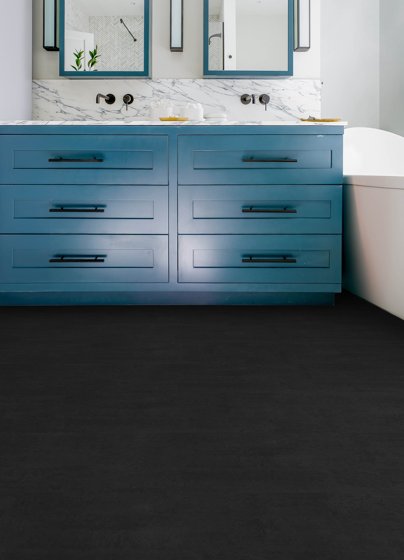 Slater Floor Tiles in a room setting