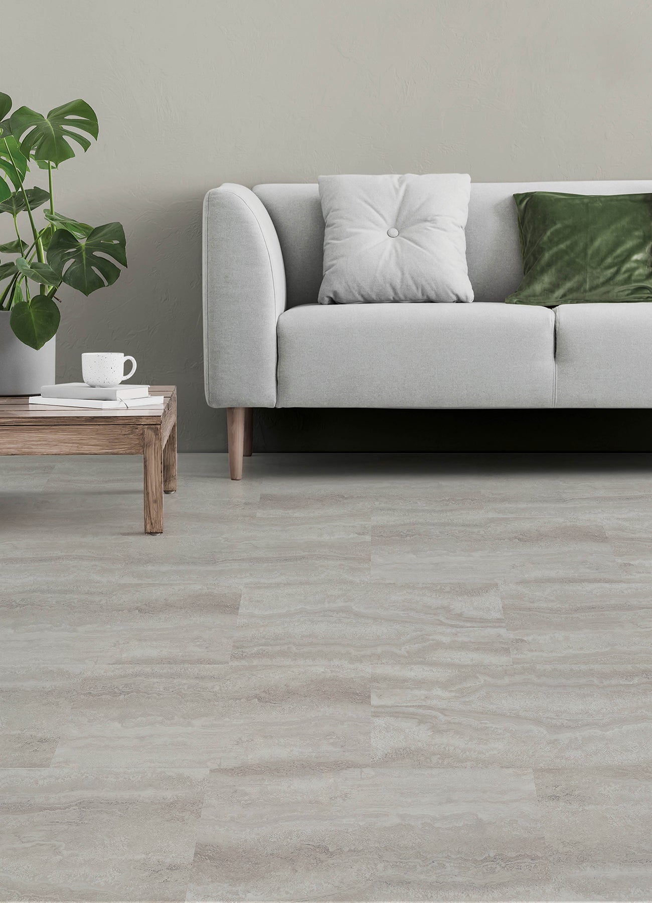 Urban Floor Tiles in a room setting