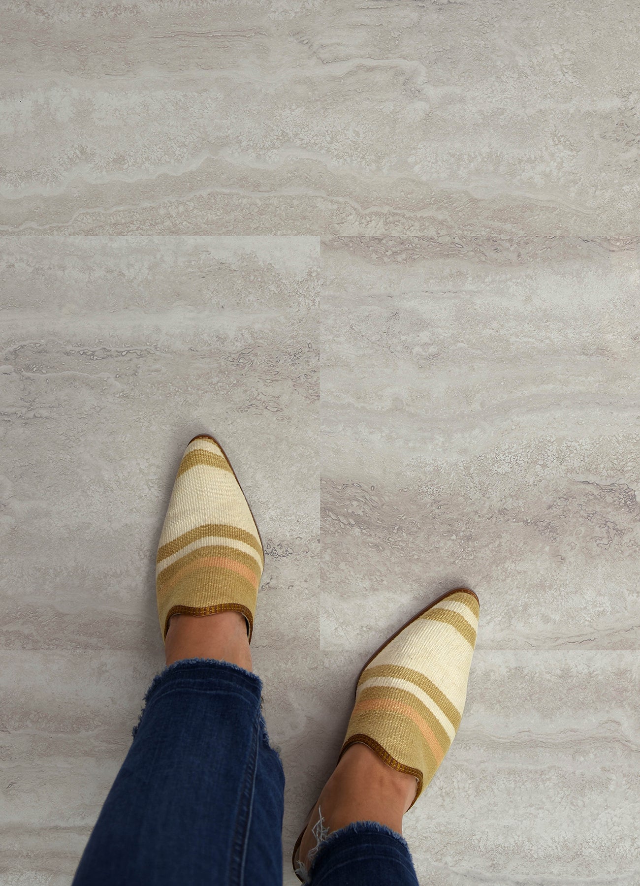 Urban Floor Tiles in a room setting