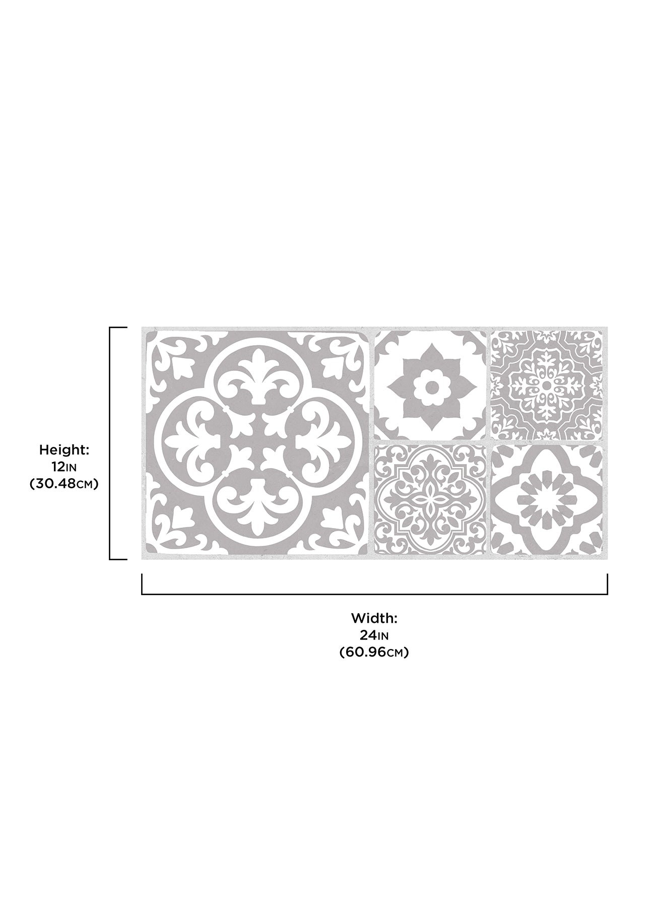 Valencia Floor Tiles - dimensions