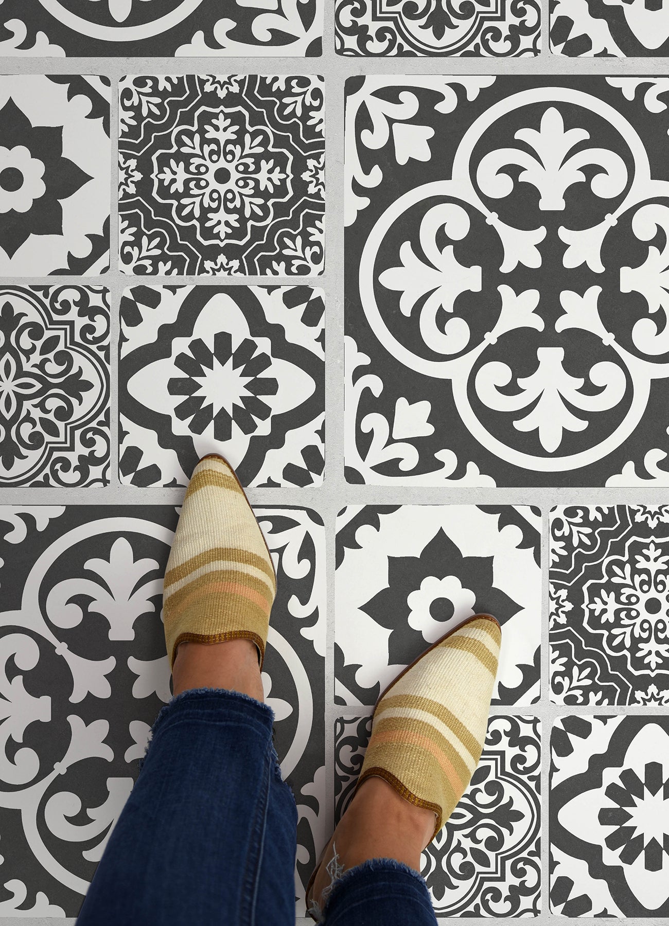 Valencia Floor Tiles in a room setting