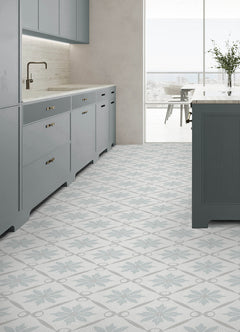 Jamila Floor Tiles in a room setting