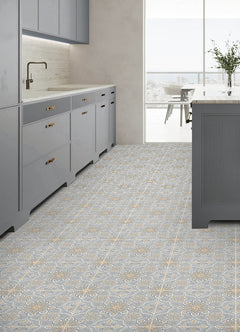 Decora Floor Tiles in a room setting
