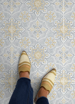 Decora Floor Tiles in a room setting