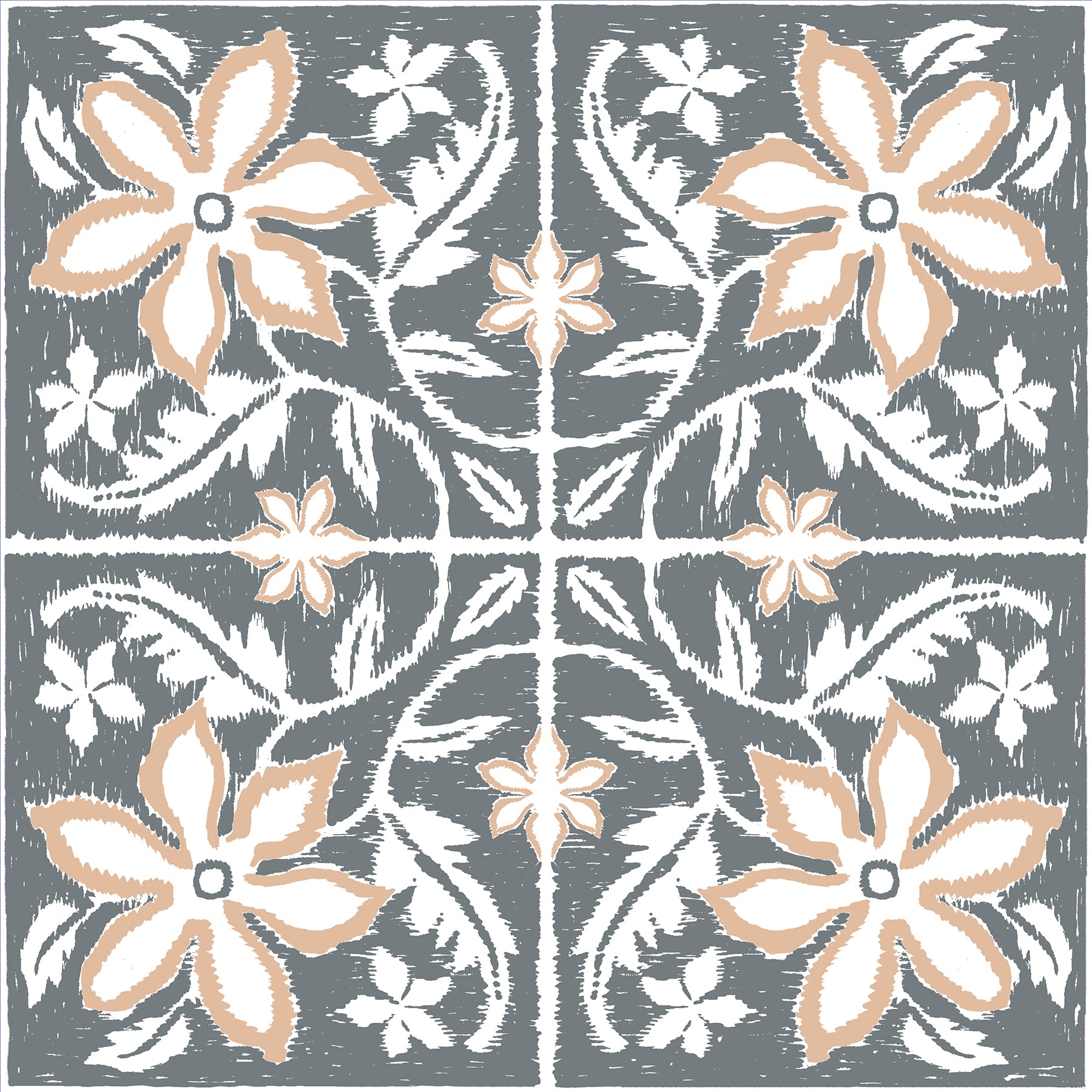 Lillium Floor Tiles by WallPops