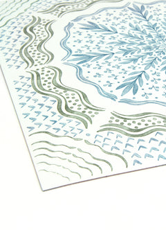 Charleston Floor Tiles pattern close-up