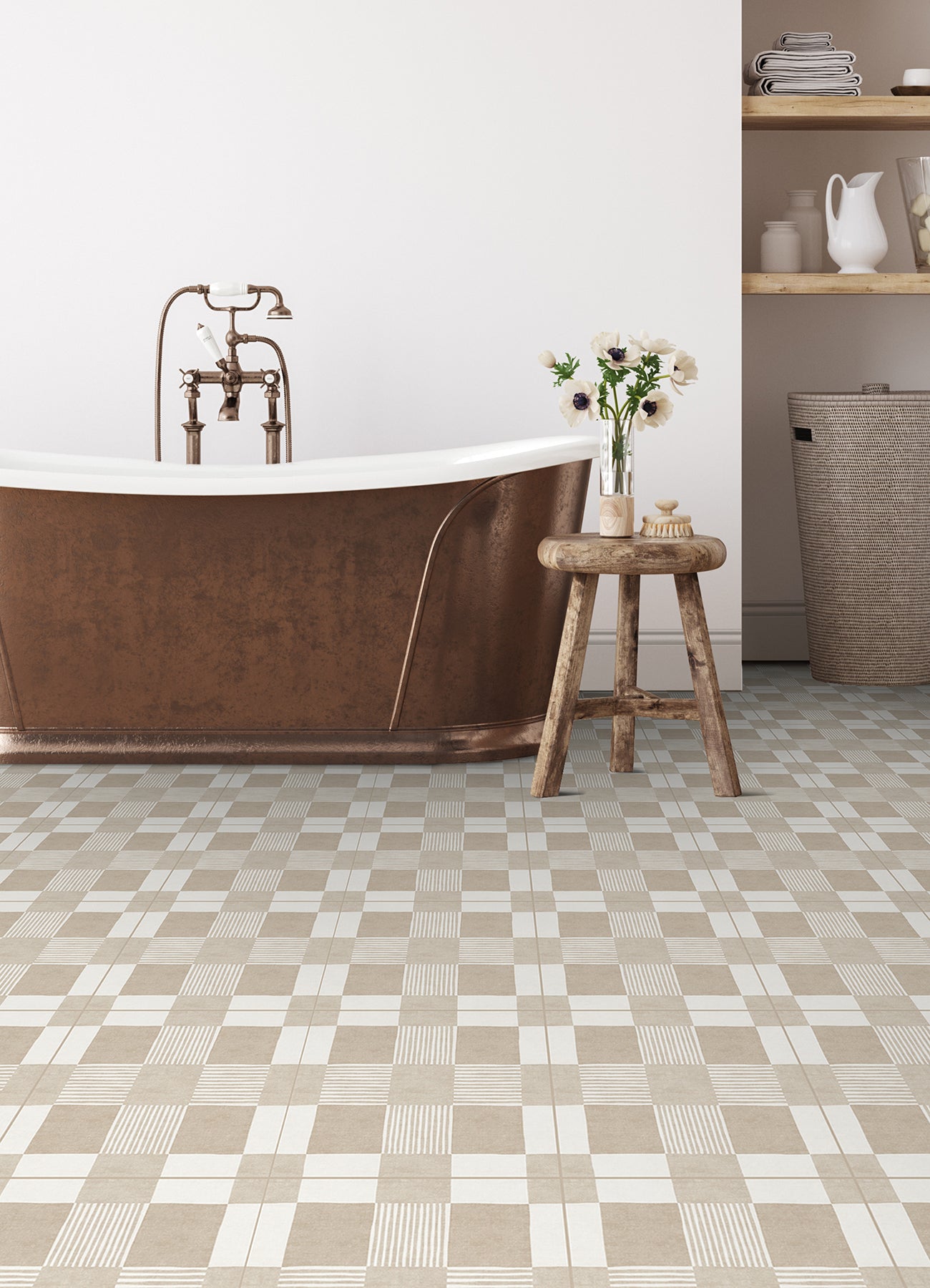 Richmond Floor Tiles in a room setting