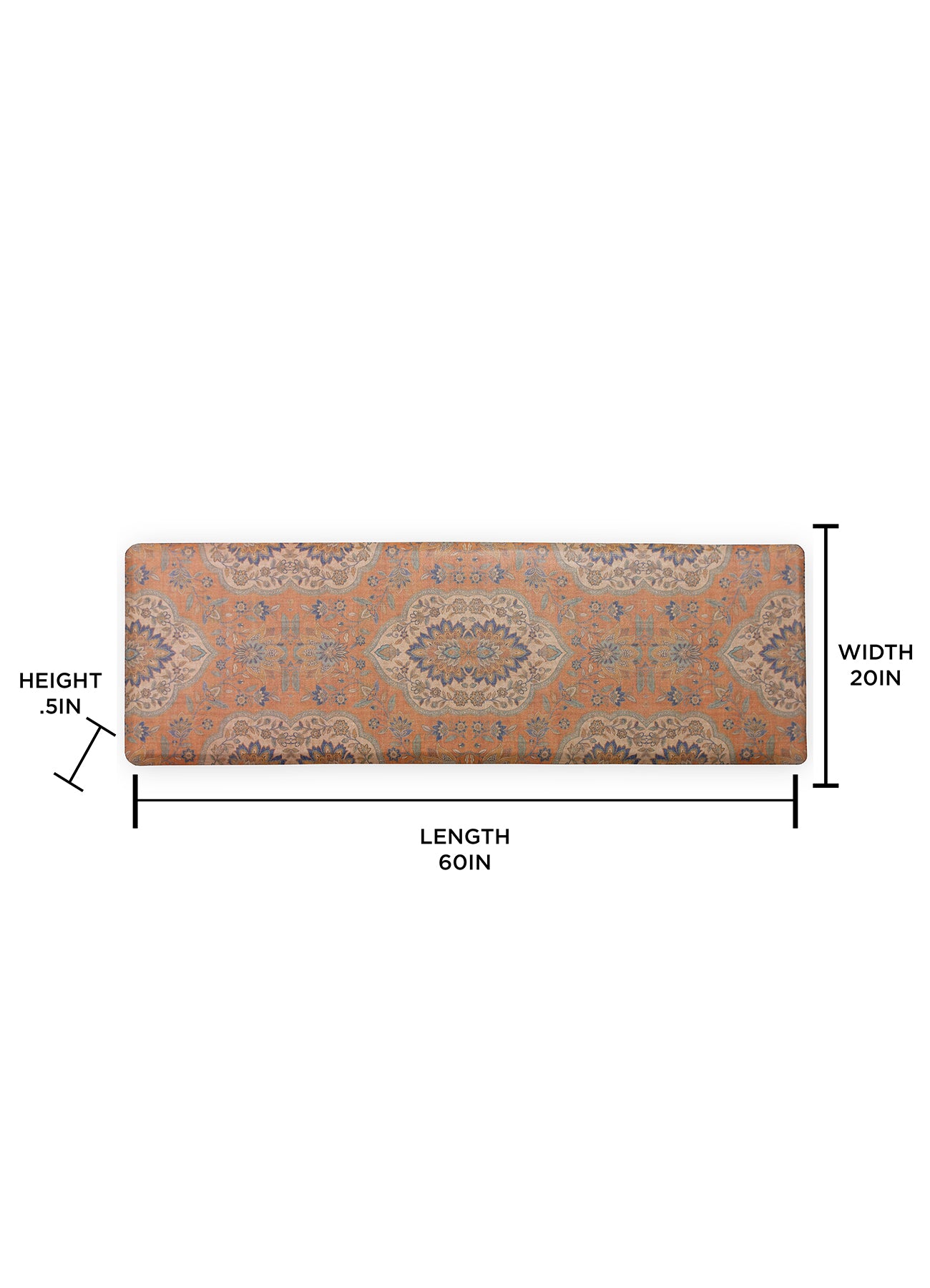 Persepolis Comfort Mats - dimensions
