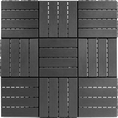Straight Groove Decking Tiles by WallPops