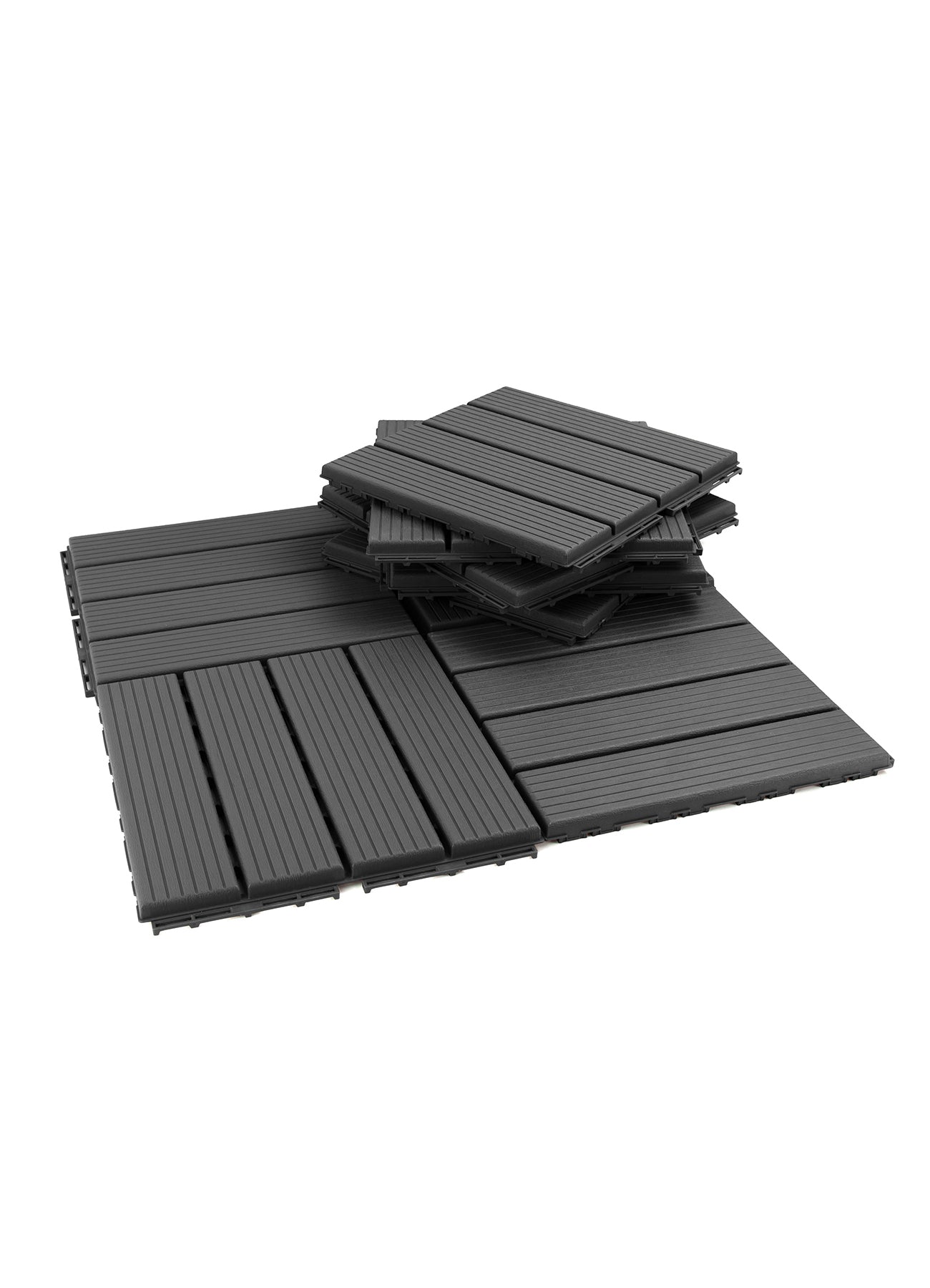 Straight Groove Decking Tiles pattern close-up