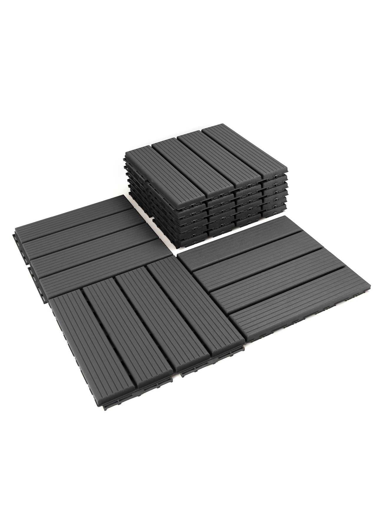 Straight Groove Decking Tiles pattern close-up