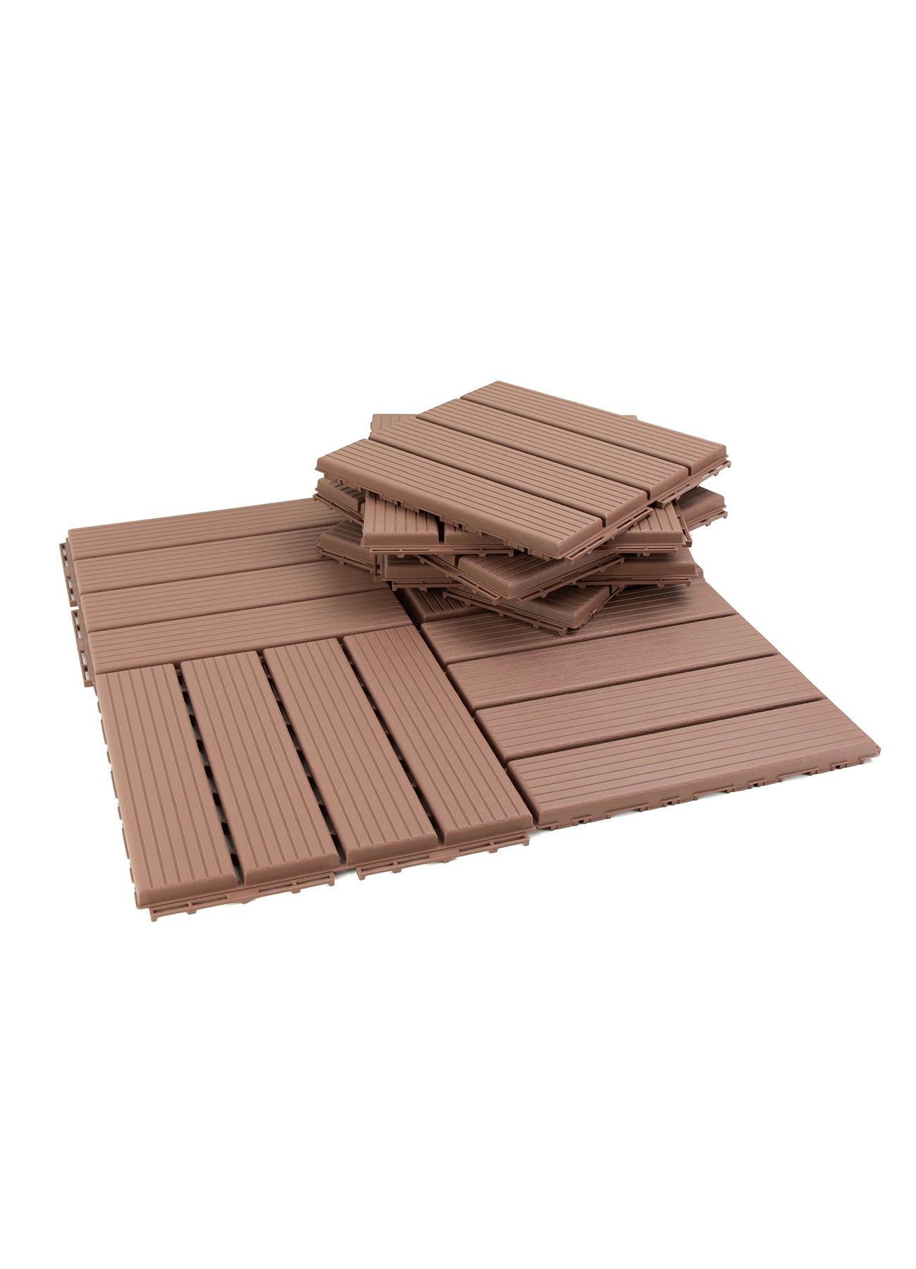 Straight Groove Decking Tiles pattern close-up