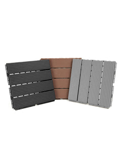 Straight Groove Decking Tiles pattern close-up