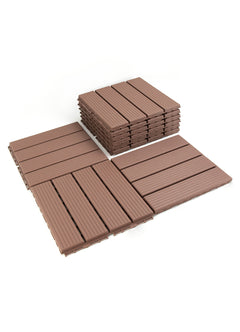 Straight Groove Decking Tiles pattern close-up