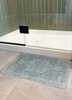 Kilim Stone Bath Mats in a room setting