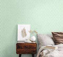 Retro Arch P&S Wallpaper in a room setting