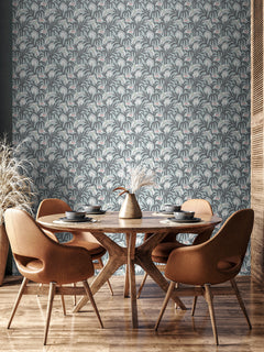 Chunky Flower P&S Wallpaper in a room setting