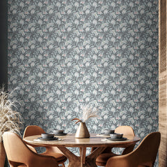Chunky Flower P&S Wallpaper in a room setting