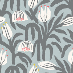 Chunky Flower P&S Wallpaper pattern close-up