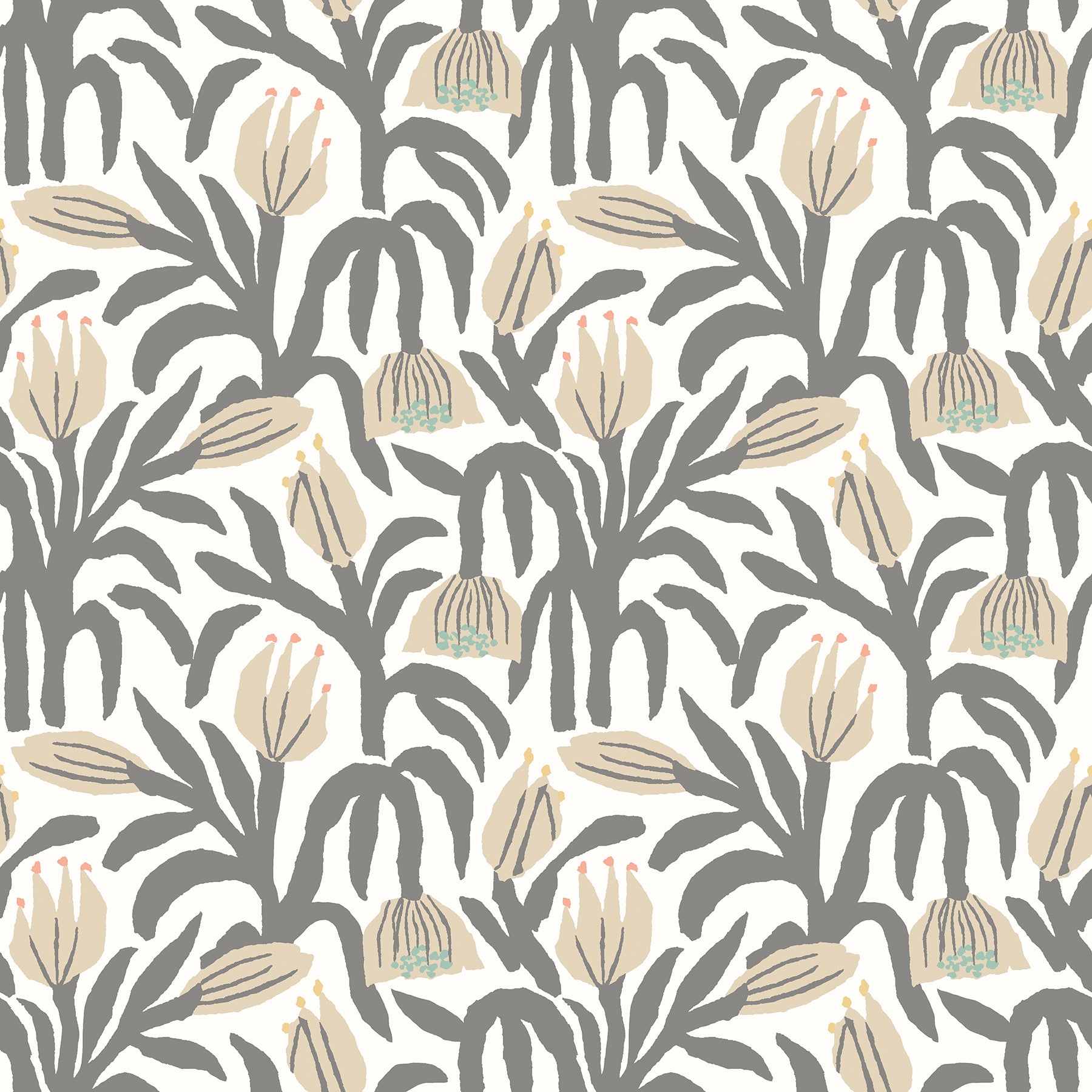 Chunky Flower P&S Wallpaper by WallPops