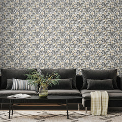 Chunky Flower P&S Wallpaper in a room setting
