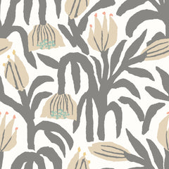 Chunky Flower P&S Wallpaper pattern close-up