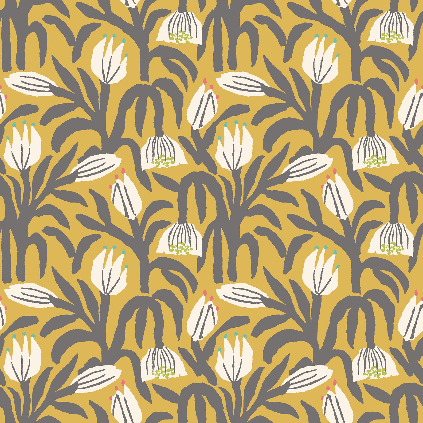 Chunky Flower P&S Wallpaper by WallPops