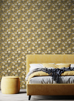 Chunky Flower P&S Wallpaper in a room setting
