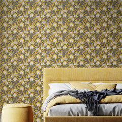 Chunky Flower P&S Wallpaper in a room setting
