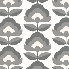Retro Flower P&S Wallpaper pattern close-up
