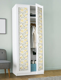 Poppy Field P&S Wallpaper in a room setting
