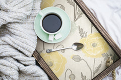 Poppy Field P&S Wallpaper in a room setting