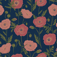 Poppy Field P&S Wallpaper by WallPops