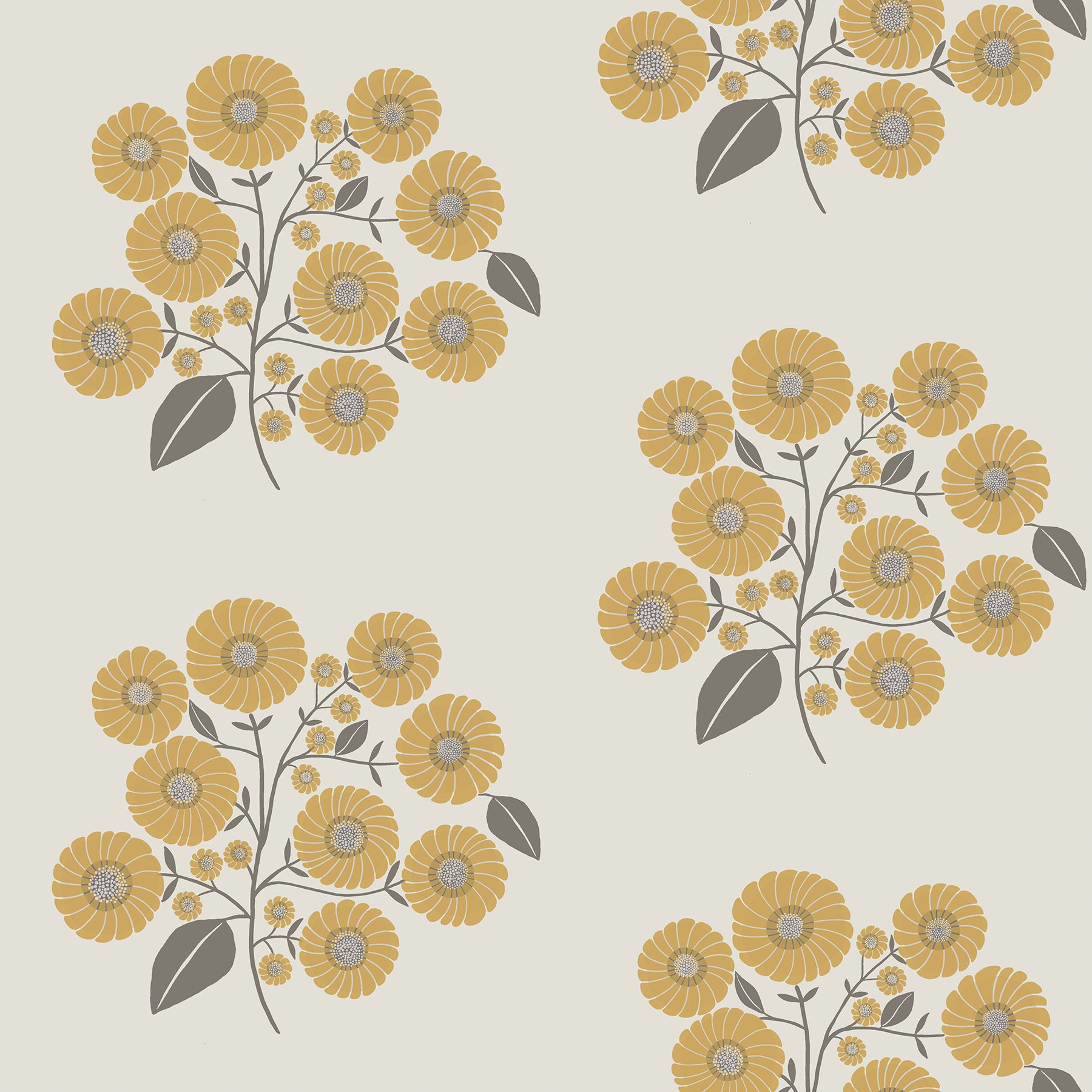 StrawFlower P&S Wallpaper by WallPops