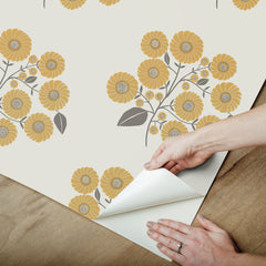 StrawFlower P&S Wallpaper - how to peel