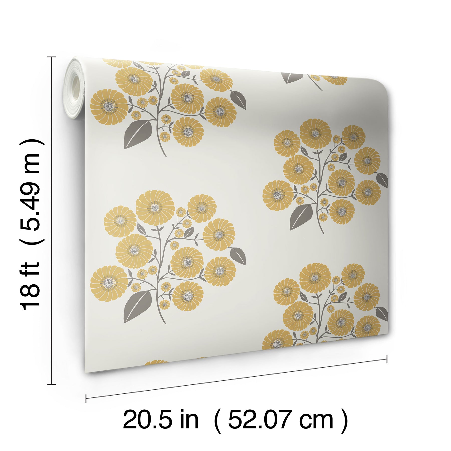 StrawFlower P&S Wallpaper - dimensions