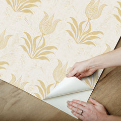 Parrot Tulip P&S Wallpaper - how to peel