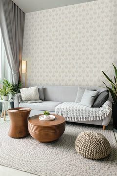 Parrot Tulip P&S Wallpaper in a room setting