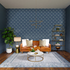 Parrot Tulip P&S Wallpaper in a room setting