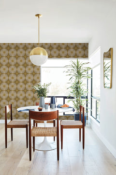 Superbloom P&S Wallpaper in a room setting