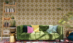 Superbloom P&S Wallpaper in a room setting