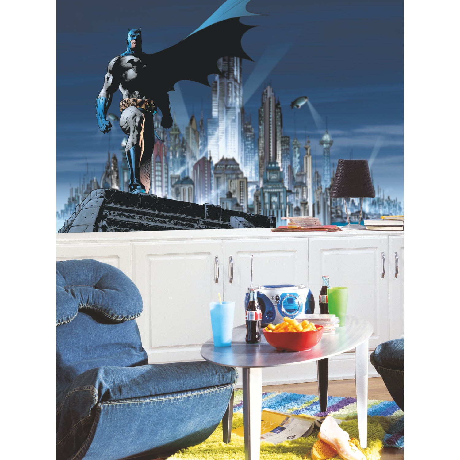 Batman Wall Murals in a room setting