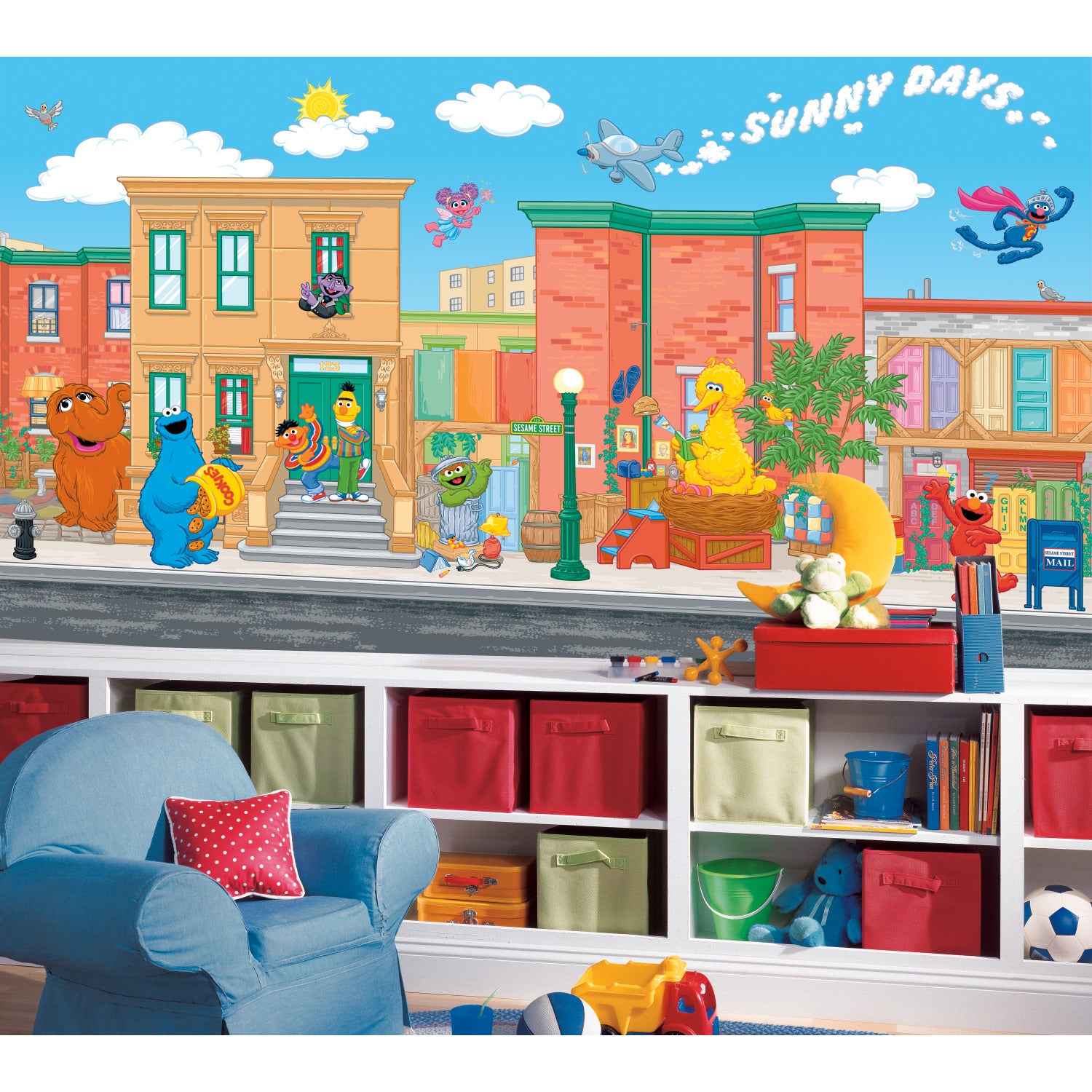 Sesame Street Wall Murals