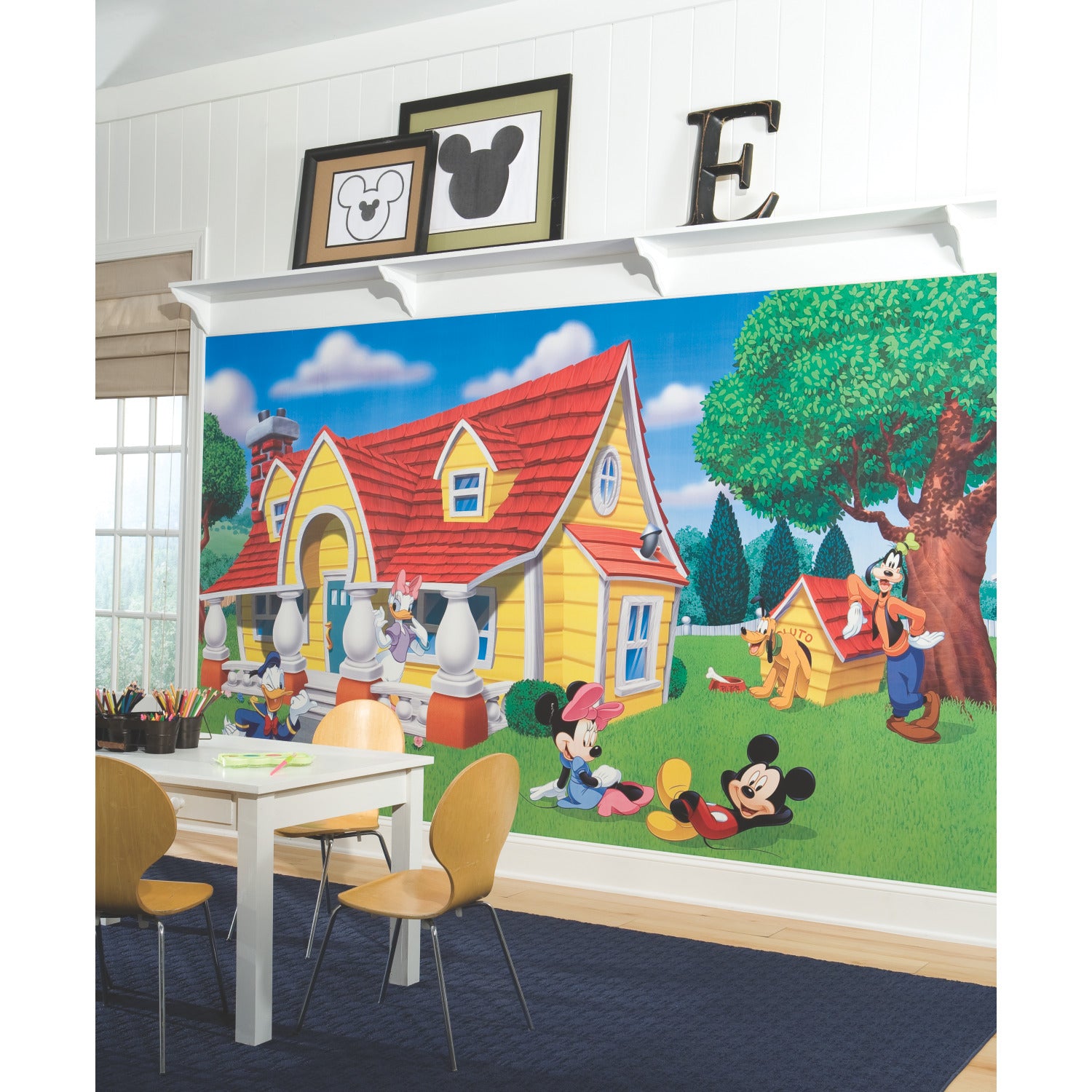 Mickey & Friends Wall Murals in a room setting