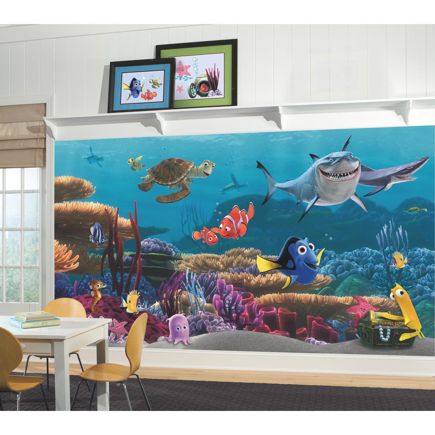 Finding Nemo Wall Murals in a room setting