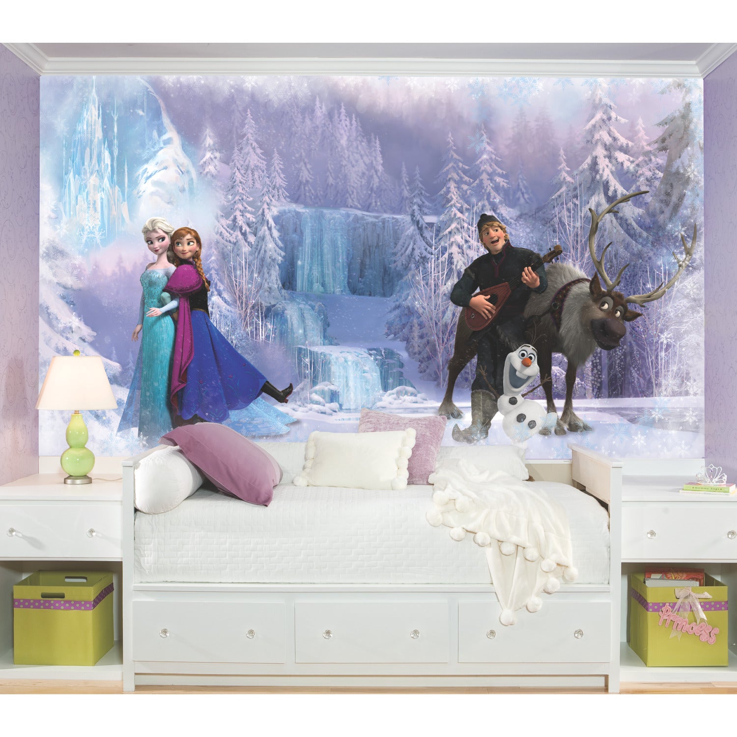 Frozen Wall Murals in a room setting