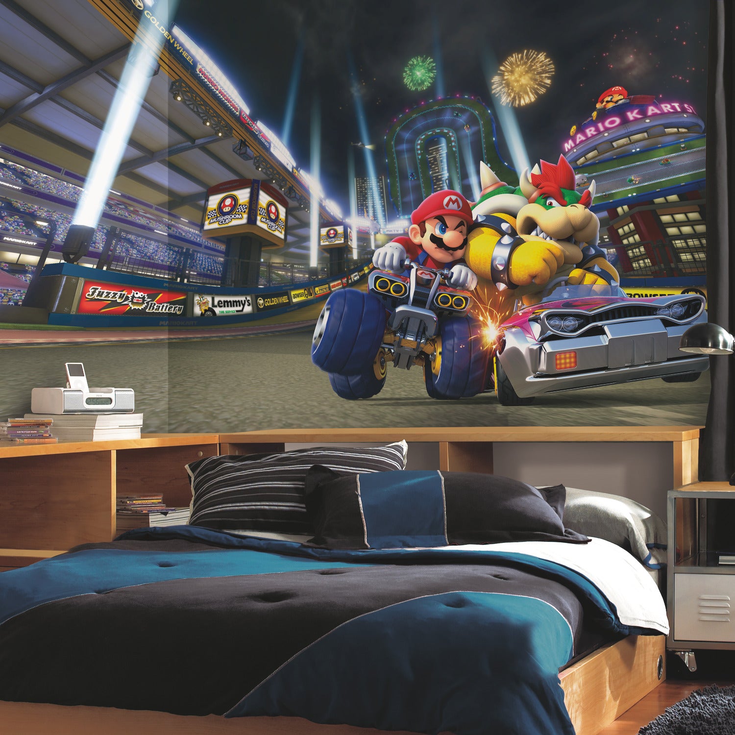 Nintendo - Mario Kart 8 wall murals in a room setting
