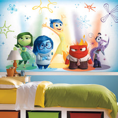 Inside Out Wall Murals in a room setting