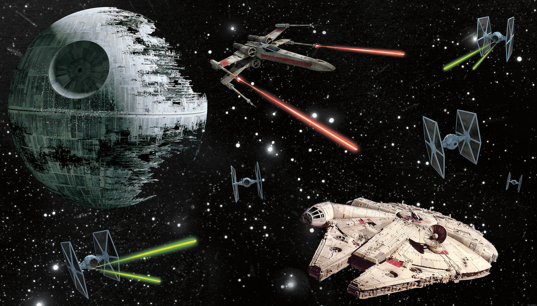 Star Wars Classic Vehicles Wall Murals by WallPops