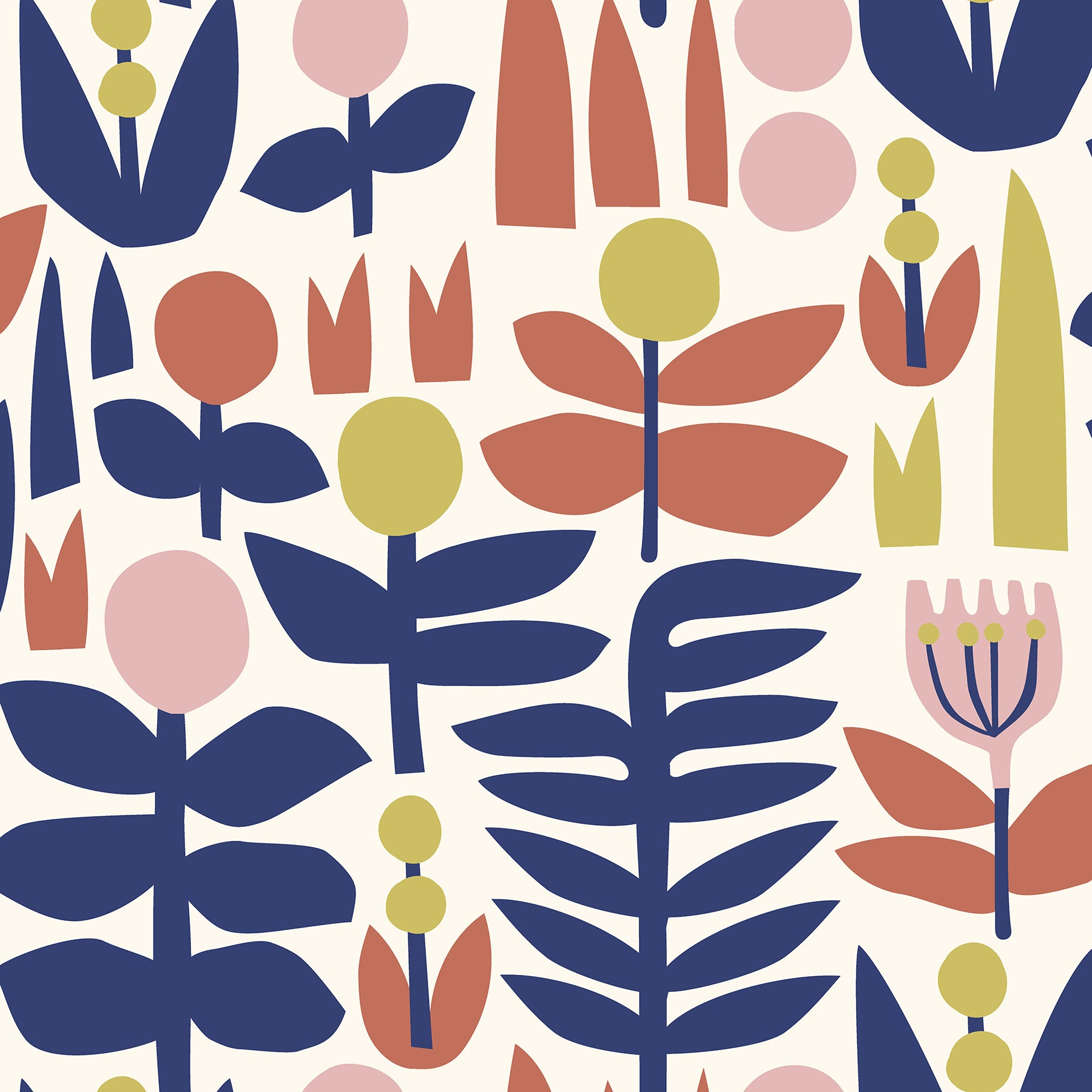 A Bit Of Folk P&S Wallpaper by WallPops